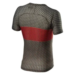 Castelli Pro Mesh Mens Short Sleeve Base Layer Bark - Green/Fiery Red 7 Castelli Pro Mesh Mens Short Sleeve Base Layer Bark - Green/Fiery Red -Sportfu Bike Gear Shop CS21022BarkGreenFieryRed 2