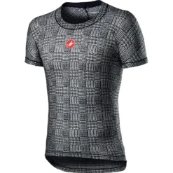Castelli Pro Mesh Mens Short Sleeve Base Layer - Dark Steel Blue -Sportfu Bike Gear Shop CS21022BlackWhite 1
