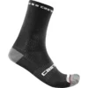 Castelli Rosso Corsa Pro 15 Socks - Black
