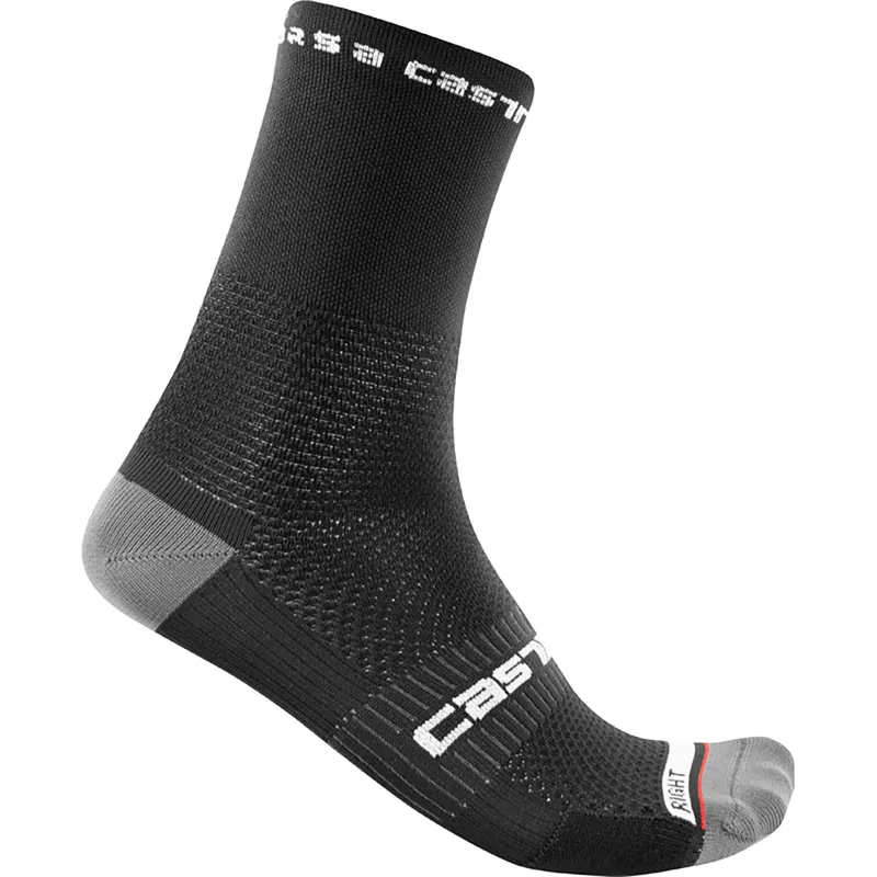 Castelli Rosso Corsa Pro 15 Socks - Black 1 Castelli Rosso Corsa Pro 15 Socks - Black