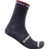 Castelli Rosso Corsa Pro 15 Socks - Savile Blue
