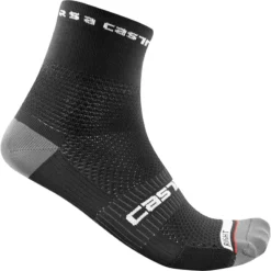 Castelli Rosso Corsa Pro 9 Socks - Black -Sportfu Bike Gear Shop CS21027Black