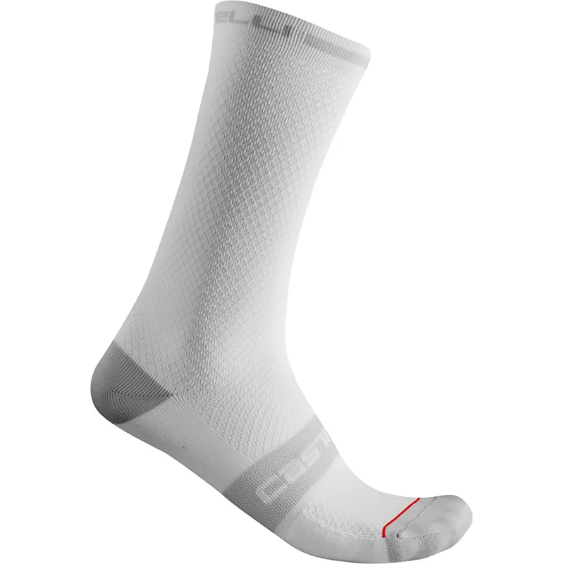 Castelli Superleggera T 18 Men's Socks - White 2 Castelli Superleggera T 18 Men's Socks - White - Image 2