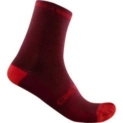 Castelli Superleggera T 12 Men's Socks - Bordeaux