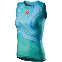 Castelli Pro Mesh Womens Sleeveless Base Layer - Azzurro Italia