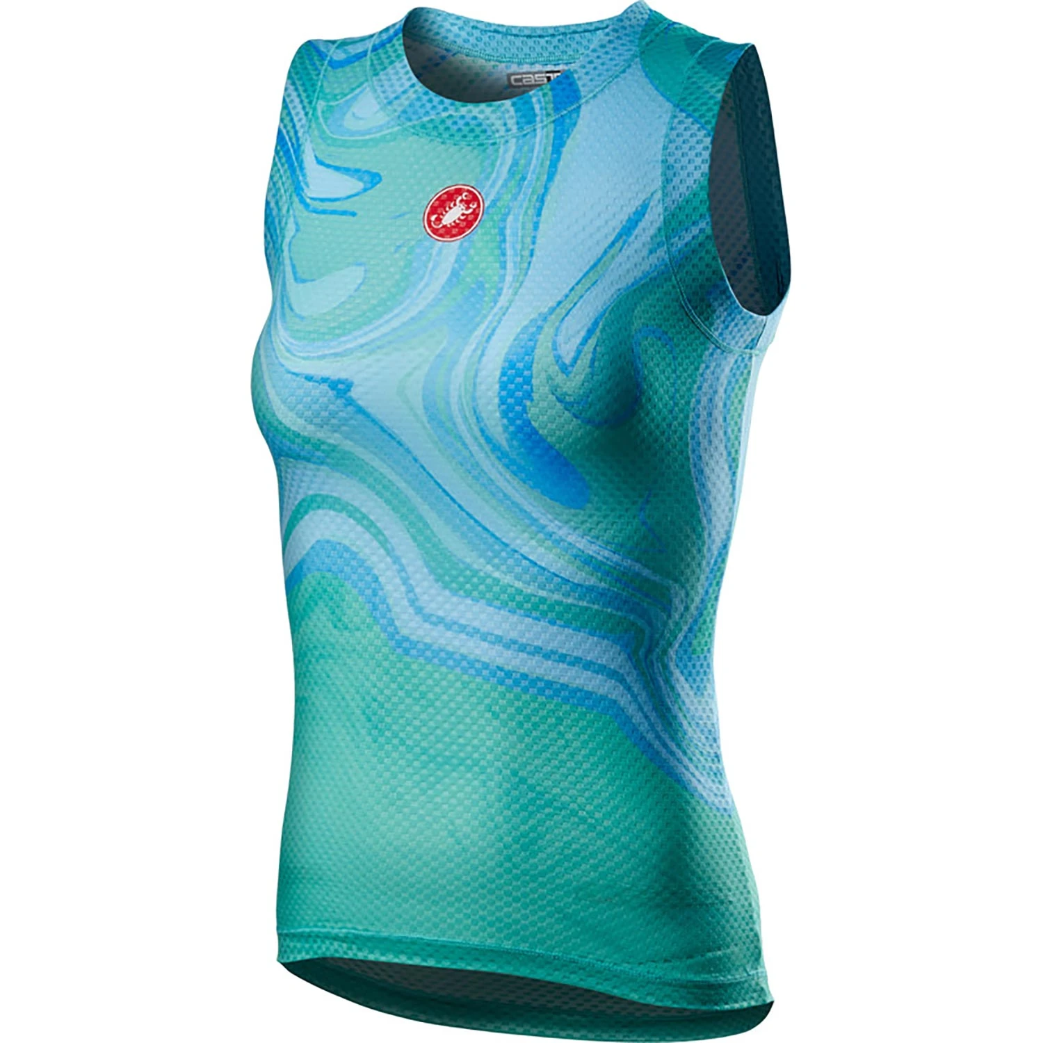 Castelli Pro Mesh Womens Sleeveless Base Layer - Azzurro Italia 1 Castelli Pro Mesh Womens Sleeveless Base Layer - Azzurro Italia