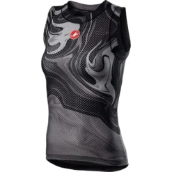 Castelli Pro Mesh Womens Sleeveless Base Layer - Light Black -Sportfu Bike Gear Shop CS21060LightBlack