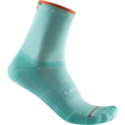 Castelli Rosso Corsa 11 Women's Socks - Skylight/Pop Orange -Sportfu Bike Gear Shop CS2106247209 24b2d598 675e 484f b06a 33690207dab3