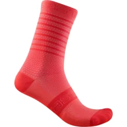 Castelli Superleggera 12 Women's Socks - White -Sportfu Bike Gear Shop CS21063Pink