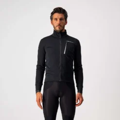 Castelli Go Men's Windproof Jacket - Savile Blue -Sportfu Bike Gear Shop CS21504BLK