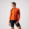 Castelli Squadra Stretch Women's Showerproof Jacket - Yellow Fluo/Grey