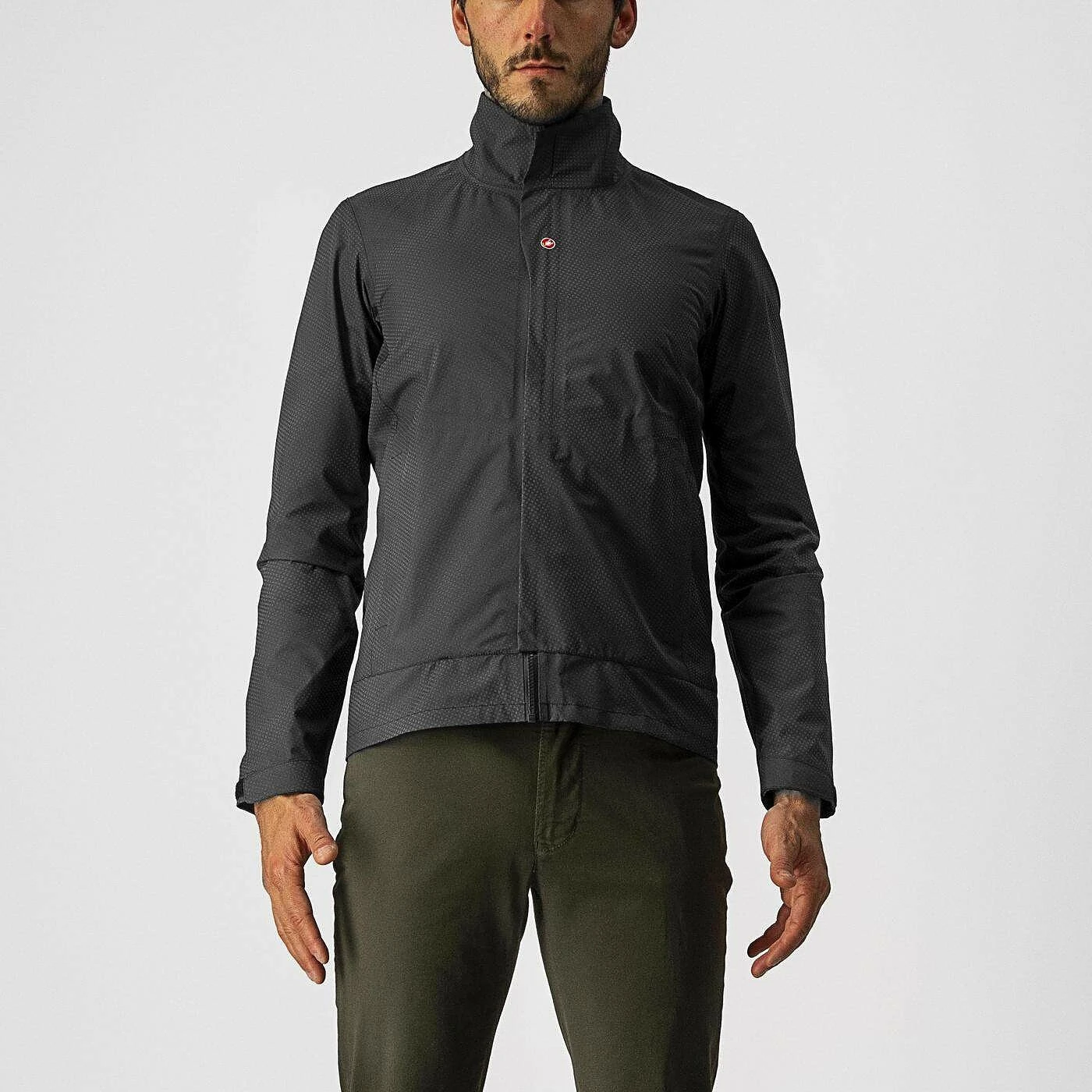 Castelli Commuter Reflex Men's Waterproof Jacket - Steel Blue 2 Castelli Commuter Reflex Men's Waterproof Jacket - Steel Blue - Image 2