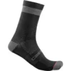 Castelli Alpha 18 Men's Socks - Black/Grey