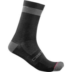 Castelli Alpha 18 Men's Socks - Black/Grey