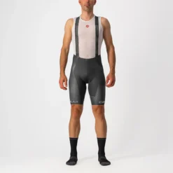 Castelli Free Aero RC Pro Men's Bib Shorts - Dark Grey/White