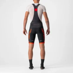 Castelli Competizione Kit Men's Bib Shorts - Black/Fiery Red -Sportfu Bike Gear Shop CS220036561 2