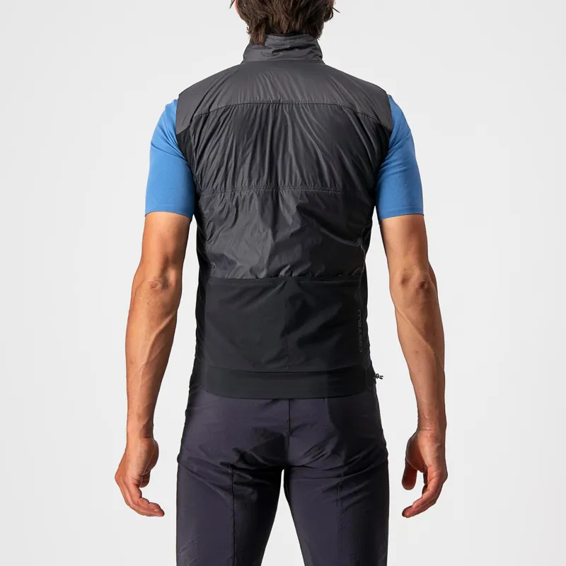 Castelli Unlimited Puffy Men's Vest - Dark Grey/Black/Silver Grey 1 Castelli Unlimited Puffy Men's Vest - Dark Grey/Black/Silver Grey