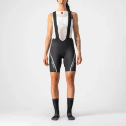 Castelli Velocissima 3 Women's Bib Shorts - Bordeaux/Blush