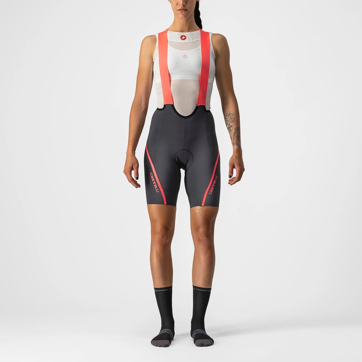 Castelli Velocissima 3 Women's Bib Shorts - Savile Blue/Silver 5 Castelli Velocissima 3 Women's Bib Shorts - Savile Blue/Silver - Image 5