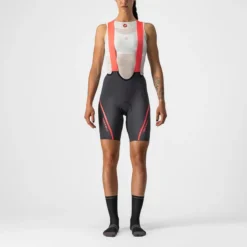 Castelli Velocissima 3 Women's Bib Shorts - Bordeaux/Blush -Sportfu Bike Gear Shop CS220500301 1