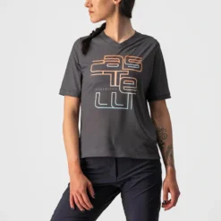 Castelli Trail Tech Women's Technical T-Shirt - Coral Flash 7 Castelli Trail Tech Women's Technical T-Shirt - Coral Flash -Sportfu Bike Gear Shop CS220540301 1