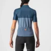 Castelli Velocissima Women's Short Sleeve Jersey - Steel Blue/Ocean