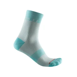 Castelli Velocissima 12 Women's Socks - Steel Blue/Moonlite Ocean