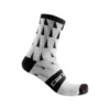 Castelli Pendio 12 Women's Socks - Blush/Black/Ivory