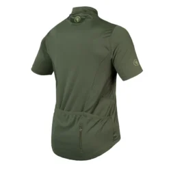 Endura Hummvee Men's Short Sleeve Jersey - Forest Green -Sportfu Bike Gear Shop E3125GF back lg