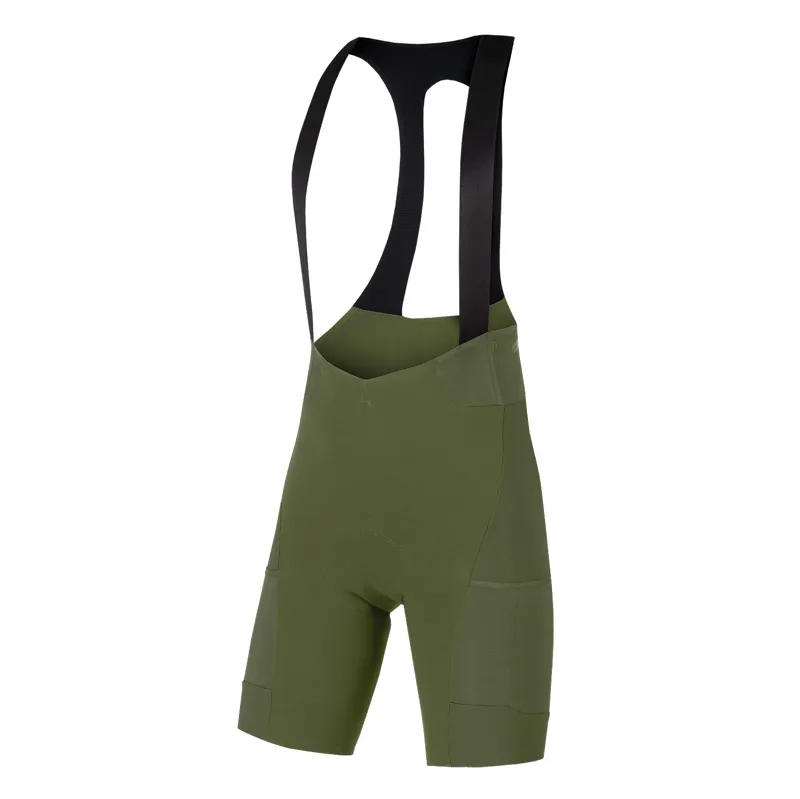 Endura GV500 Reiver Men's Bib Shorts - Olive Green 2 Endura GV500 Reiver Men's Bib Shorts - Olive Green - Image 2