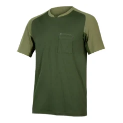 Endura GV500 Foyle Men's Causal T-Shirt - Olive Green -Sportfu Bike Gear Shop E5084GOOLIGRN