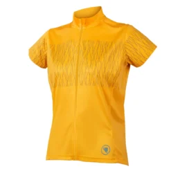Endura Hummvee Ray Women's Short Sleeve Jersey - Saffron -Sportfu Bike Gear Shop E6206YS lg