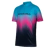 Endura Xtract Kid's Short Sleeve Jersey - Electric Blue