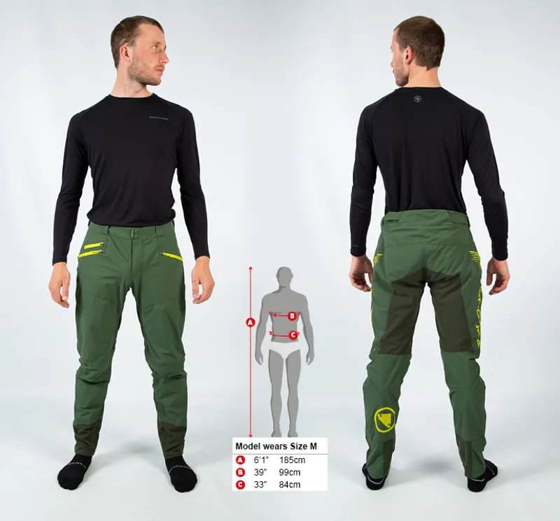 Endura SingleTrack II Men's Trail Trousers - Forest Green 8 Endura SingleTrack II Men's Trail Trousers - Forest Green - Image 8