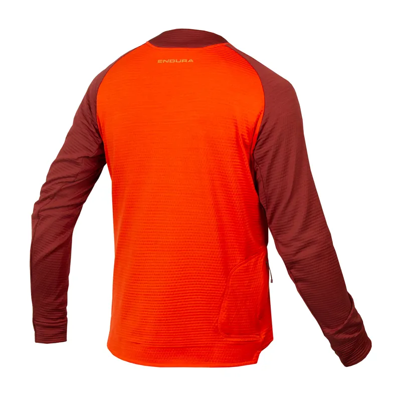 Endura Singletrack Men's Fleece - Paprika 3 Endura Singletrack Men's Fleece - Paprika - Image 3