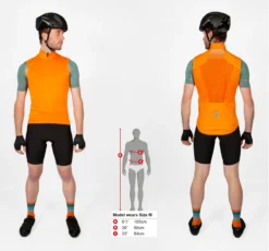 Endura Pro SL Lite Windproof Men's Gilet - Pumpkin -Sportfu Bike Gear Shop E9172OPPumpkin 6
