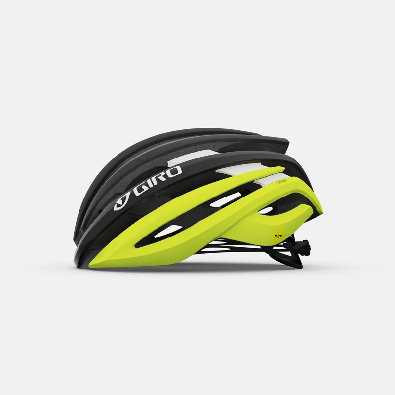 Giro Cinder Mips Road Helmet 2021: Matte Black Fade/Highlight Yellow 3 Giro Cinder Mips Road Helmet 2021: Matte Black Fade/Highlight Yellow - Image 3