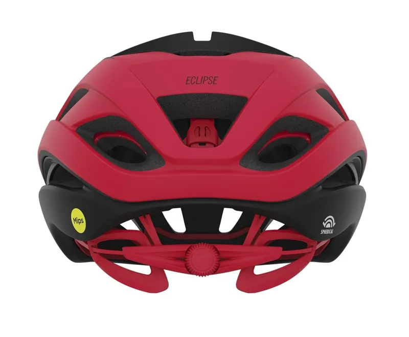 Giro Eclipse Spherical Mips Road Helmet - Black/White/Red 4 Giro Eclipse Spherical Mips Road Helmet - Black/White/Red - Image 4
