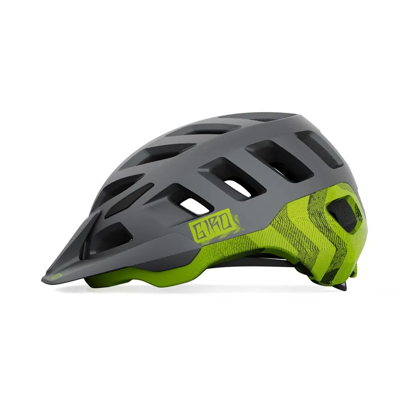 Giro Radix Dirt MTB Helmet - Matt Black/Anodized Lime 2 Giro Radix Dirt MTB Helmet - Matt Black/Anodized Lime - Image 2