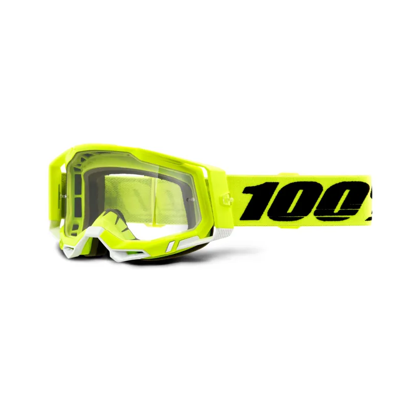 100 Racecraft 2 MTB Goggles - Yellow/Clear Lens 6 100 Racecraft 2 MTB Goggles - Yellow/Clear Lens - Image 6