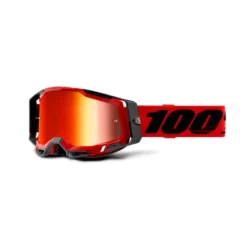 100 Racecraft 2 MTB Goggles - St-Kith/Red Mirror Lens -Sportfu Bike Gear Shop HP 50121 251 03 3