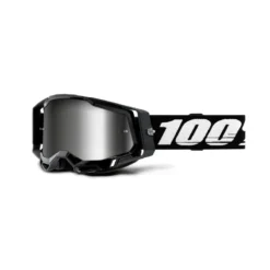100 Racecraft 2 MTB Goggles - Black/Silver Mirror Lens -Sportfu Bike Gear Shop HP 50121 252 01