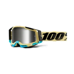 100 Racecraft 2 MTB Goggles - Black/Silver Mirror Lens