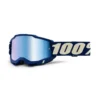 100 Percent Accuri 2 MTB Goggles - Red/Red/Blue Mirror Lens