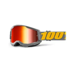 100 Percent Strata 2 MTB Goggles - Fletcher/Red Mirror Lens -Sportfu Bike Gear Shop HP 50421 251 07 2