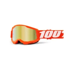 100 Percent Strata 2 Youth Goggles - Orange/Gold Mirror Lens -Sportfu Bike Gear Shop HP 50521 259 05