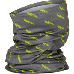 Madison Isoler Microfiber Neck Warmer - Lime Bolts -Sportfu Bike Gear Shop MCL20W1222 2