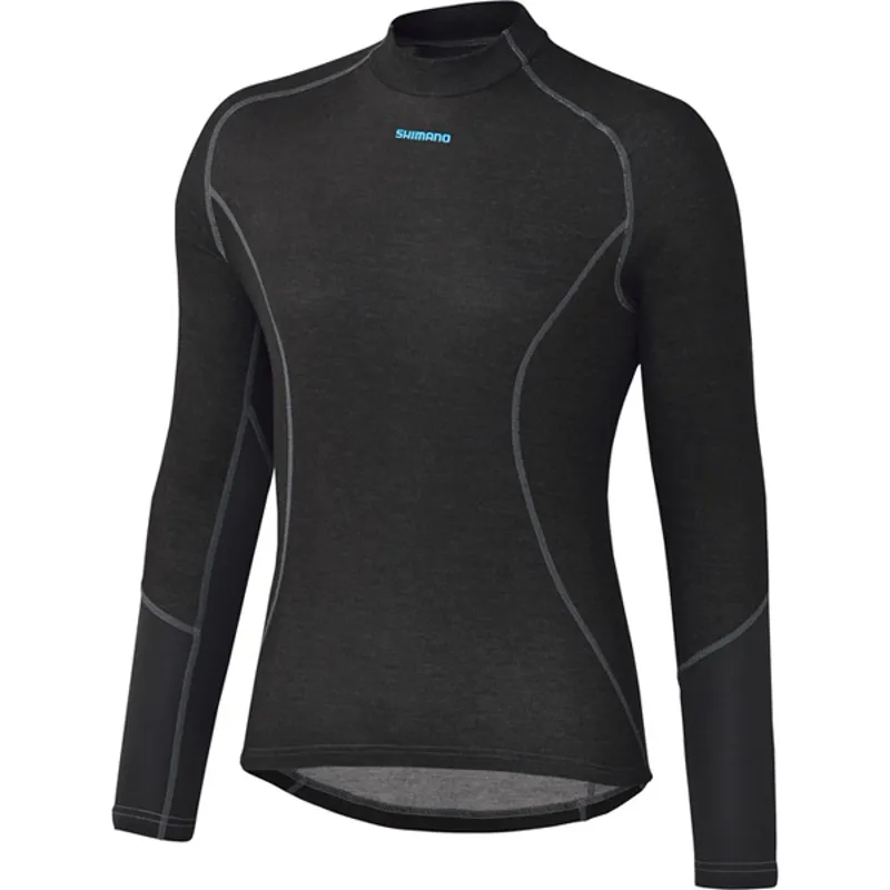 Shimano Breath Hyper Women's Long Sleeve Base Layer - Black 1 Shimano Breath Hyper Women's Long Sleeve Base Layer - Black