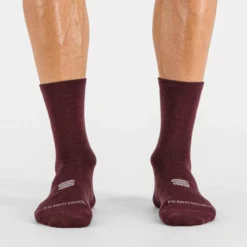 Sportful Merino Wool 18 Men's Socks - Black/Anthracite -Sportfu Bike Gear Shop SF19524RSBBLK1