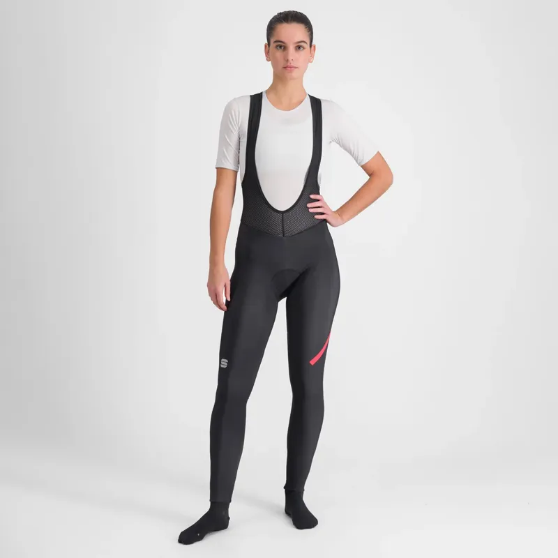 Sportful Fiandre NoRain Women's Bib Tights - Black 7 Sportful Fiandre NoRain Women's Bib Tights - Black - Image 7